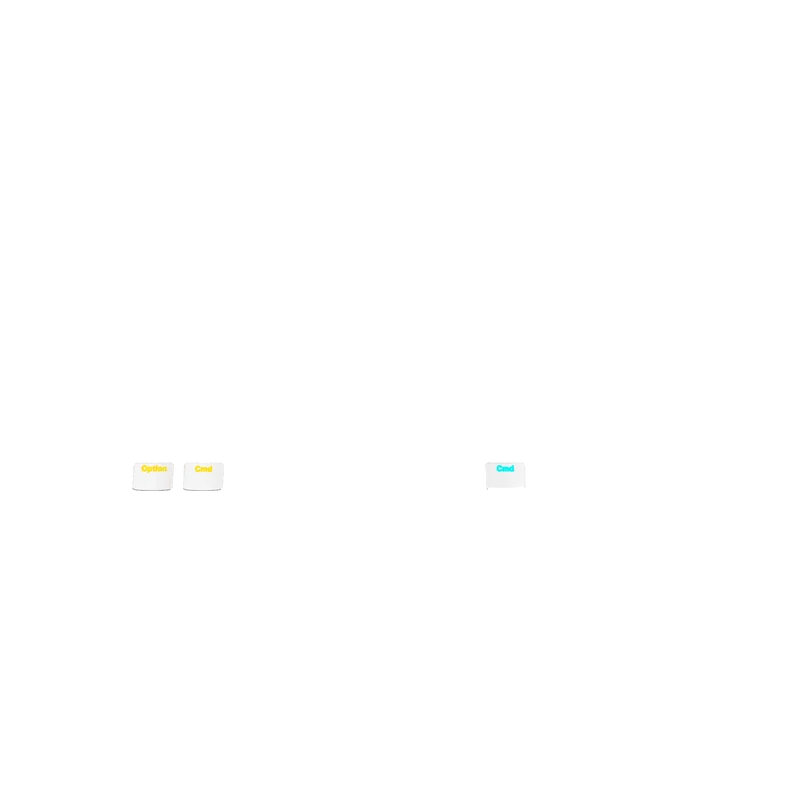 Keycaps Aura V3 White FR