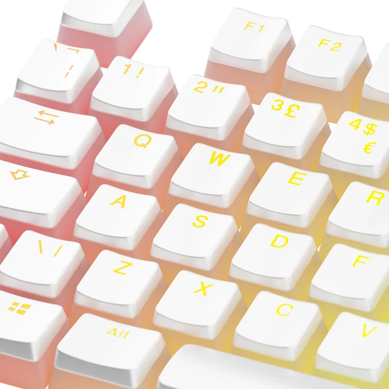 Keycaps Aura V3 White UK