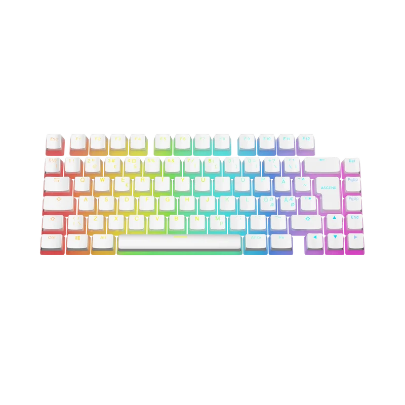 Keycaps Aura V3 White ND