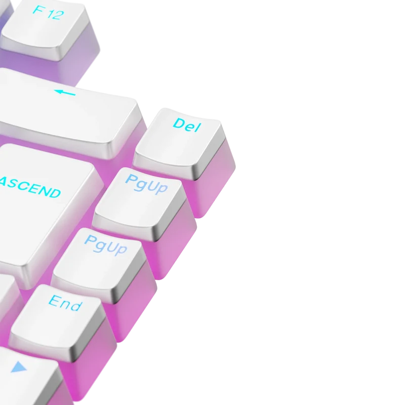 Keycaps Aura V3 White ND