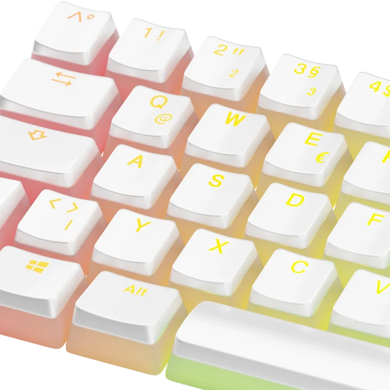 Keycaps Aura V3 White DE