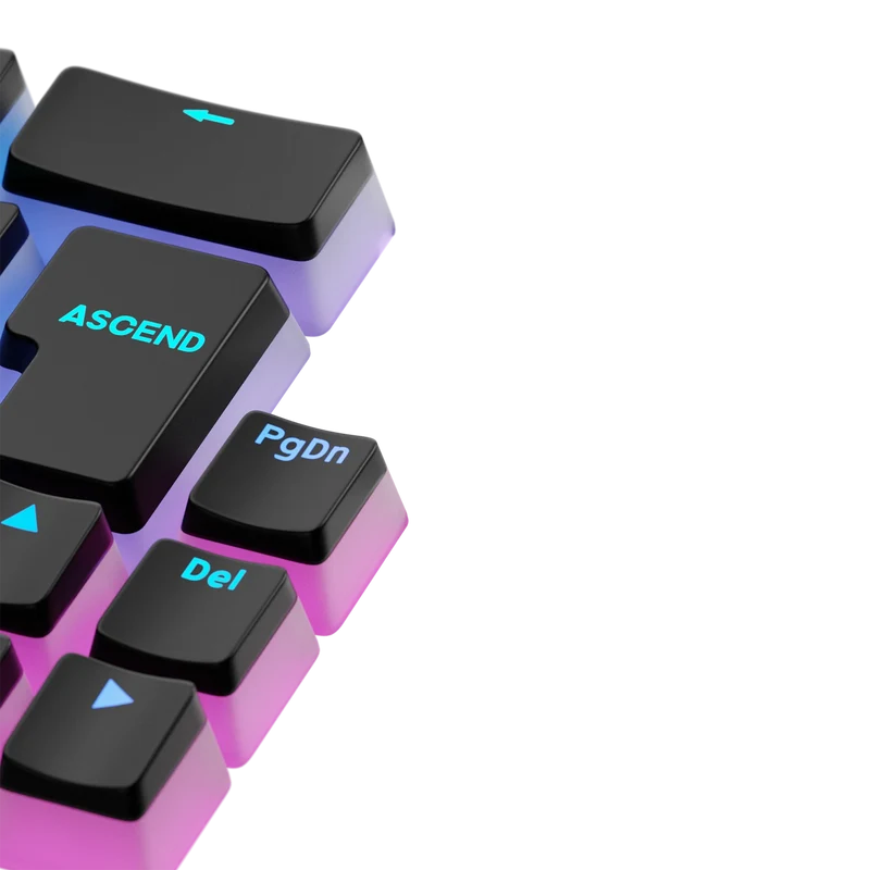 Keycaps Aura V3 Black DE