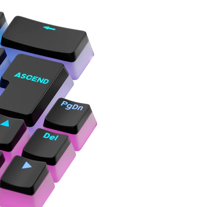 Keycaps Aura V3 Black UK