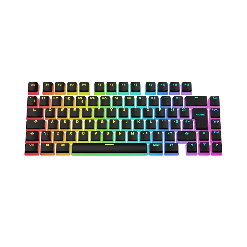 Keycaps Aura V3 Black UK