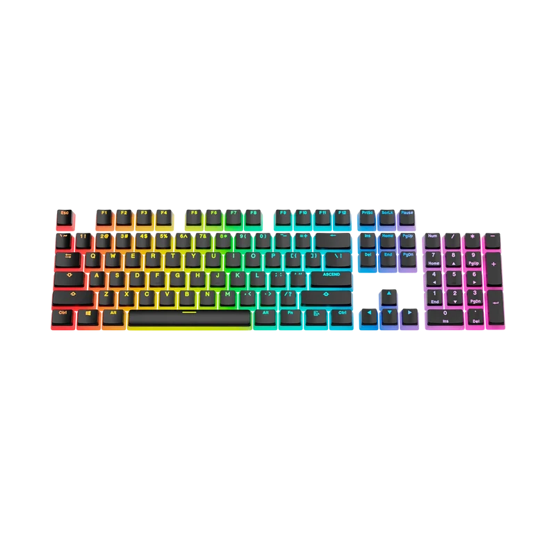 Keycaps Aura V3 Black US