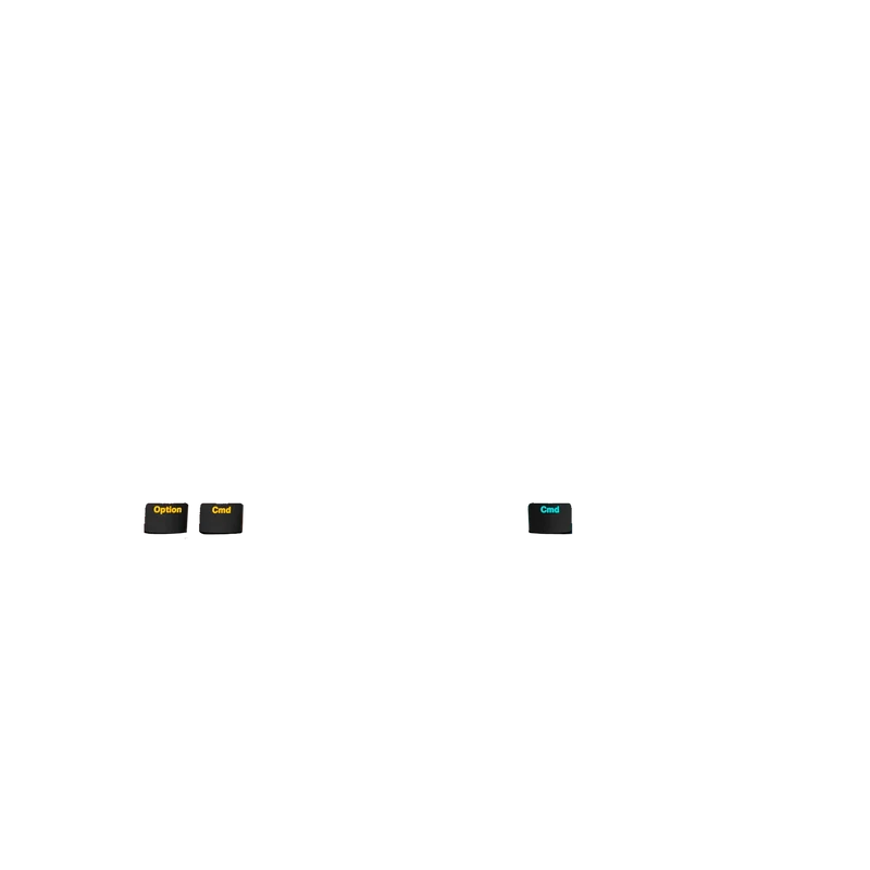Keycaps Aura V3 Black US