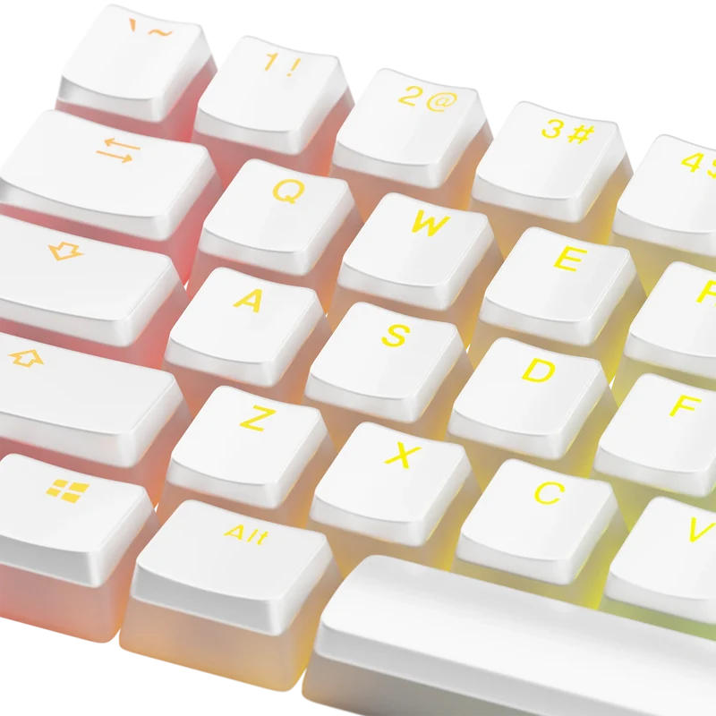 Keycaps Aura V3 White US