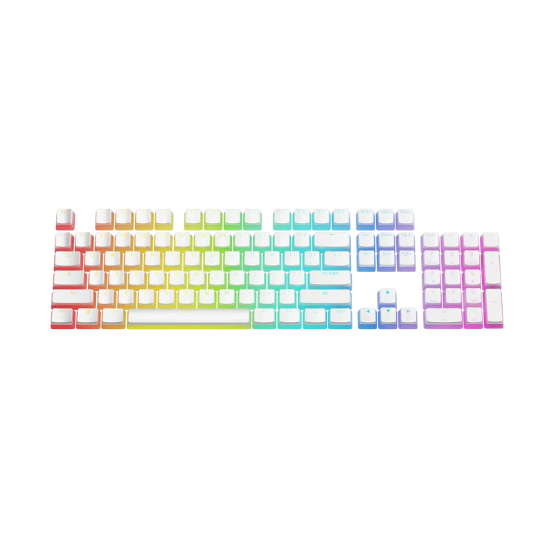 Keycaps Aura V3 White US