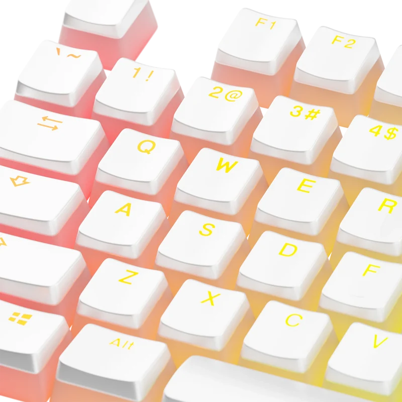 Keycaps Aura V3 White US