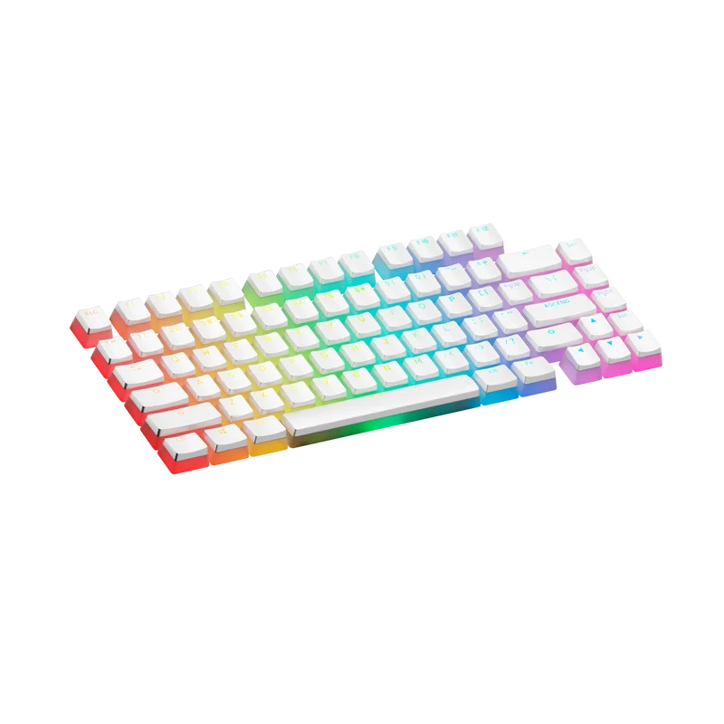 Keycaps Aura V3 White US