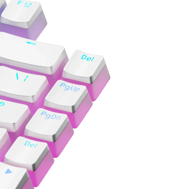 Keycaps Aura V3 White US