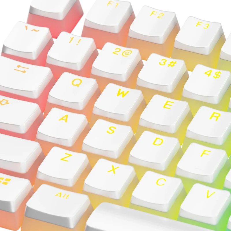 Keycaps Aura V3 White US