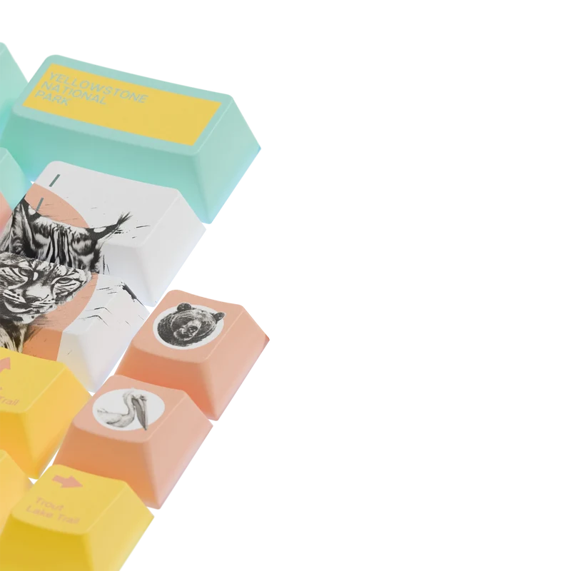 Keycaps Limited Edition Yellowstone US