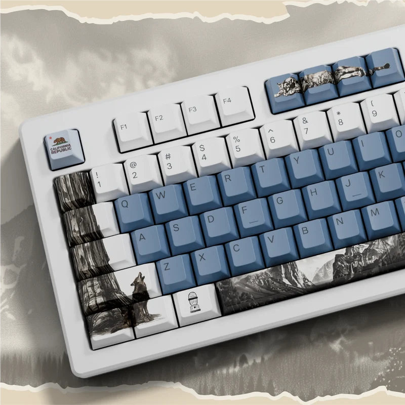 NPCA + Glorious GPBT National Parks Collection Keycaps