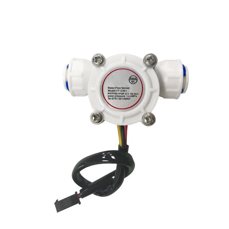 LED Digital Display Flow Quantitative Controller Instrument 3/8" PE Quick Connect Water Sensor Solenoid Valve Electric