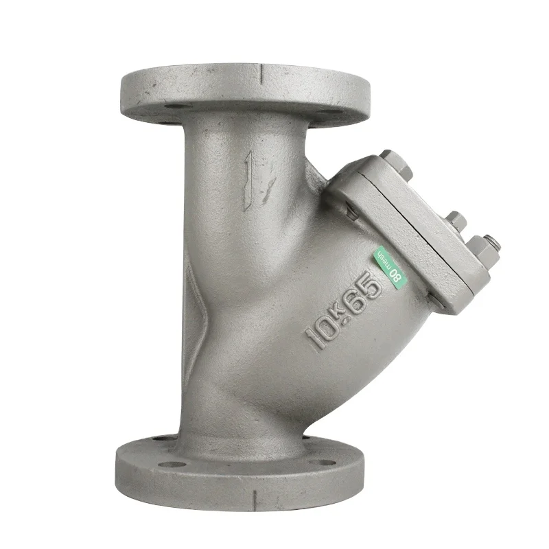 Yoshitake Strainer SY-40 for Steam Water JIS 10K FF Flanged Ductile Iron Y-type Easily Replaced in Stock Original