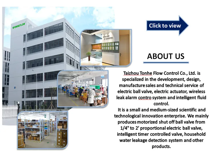 3/8" DN10 Electric Actuator Electric Water Valve Motorized Ball Valve 12v with Feedback Wire