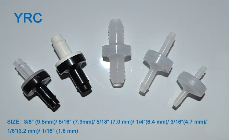 3/16" 4.7mm Hose Barb Water Screen Mesh Air PA66 Fiber Small Plastic In-Line Filter