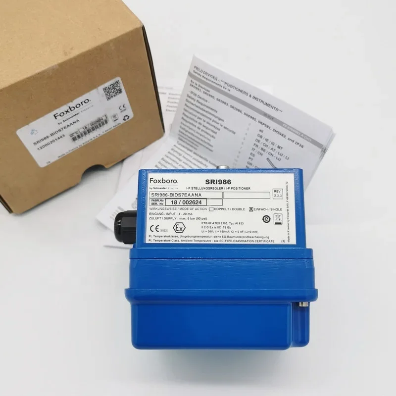 Valve Positioner SRI986-BIDS7ZZZNA Spot Sales ECKARDT Schneider SRI986-BIDS7EAANA