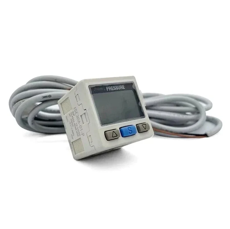 GOGO DC12-24V ISE30A-01-N-M-L pneumatic pressure switch pressure gauge 2-color display Digital pressure switch with high precision