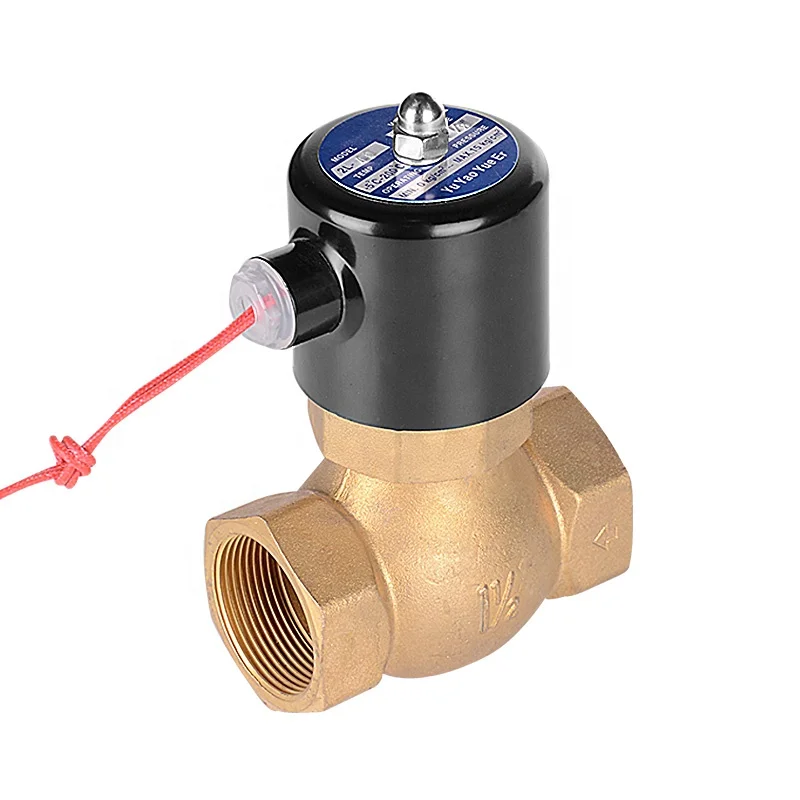 Factory Customized High Temperature Resistant Brass AC220V DN15 Water vapor pilot Solenoid Valve for Pass Steam