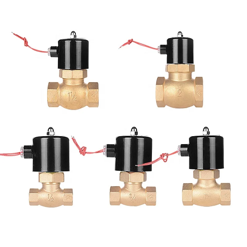 Factory Customized High Temperature Resistant Brass AC220V DN15 Water vapor pilot Solenoid Valve for Pass Steam
