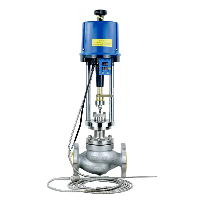 ZZWPE Type Electric Steam Temperature Control Valve Electric Temperature Control Valve with Electric Water Pressure Regulator