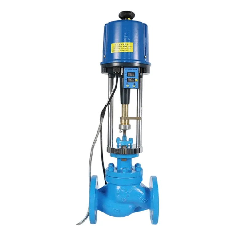 ZZWPE Type Electric Steam Temperature Control Valve Electric Temperature Control Valve with Electric Water Pressure Regulator