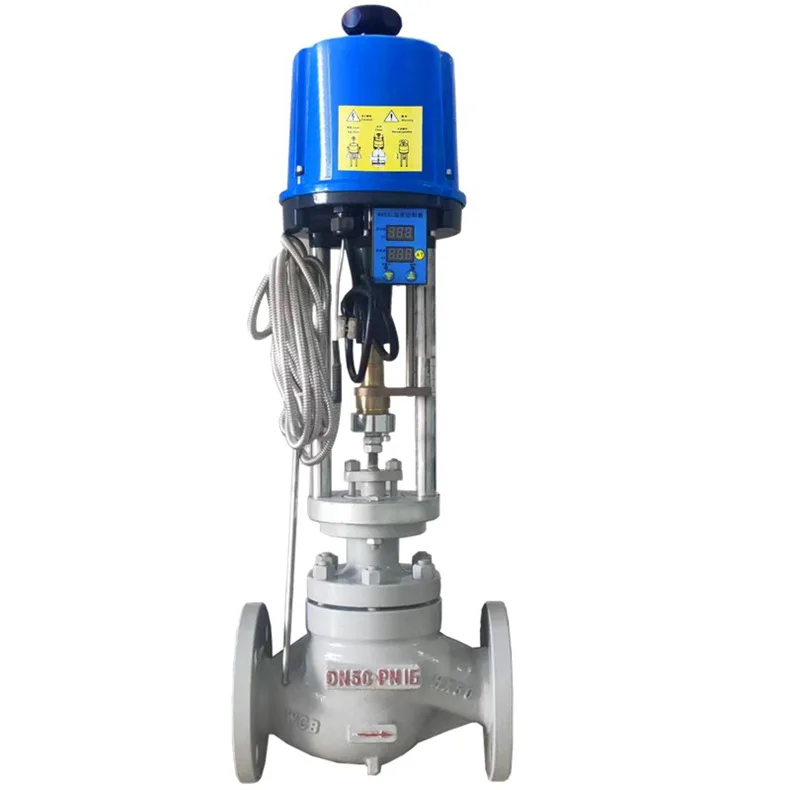 ZZWPE Type Electric Steam Temperature Control Valve Electric Temperature Control Valve with Electric Water Pressure Regulator