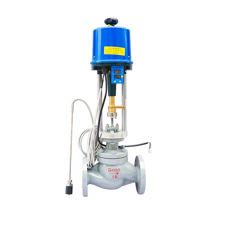 ZZWPE Type Electric Steam Temperature Control Valve Electric Temperature Control Valve with Electric Water Pressure Regulator