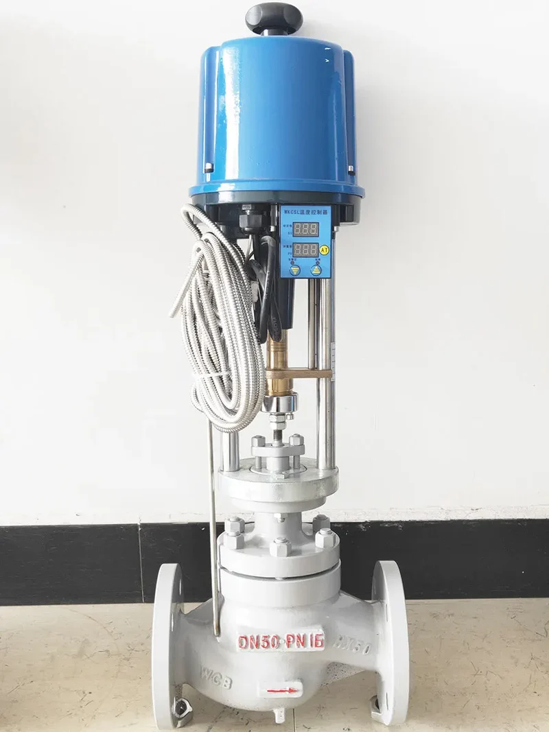 ZZWPE Type Electric Steam Temperature Control Valve Electric Temperature Control Valve with Electric Water Pressure Regulator