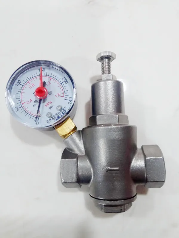 CF8 Stainless Steel 304 Adjustable Pressure Reducing Valve Relief Valve for Branch Pipeline Use