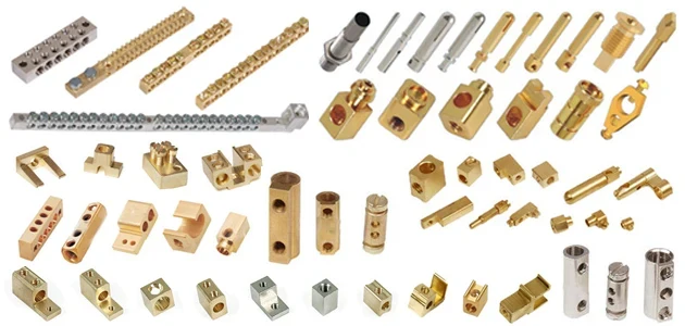 Brass Terminal Blocks CNC Machined Parts High Voltage Electrical Wiring Terminals OEM ODM Wholesale Export Manufacturer