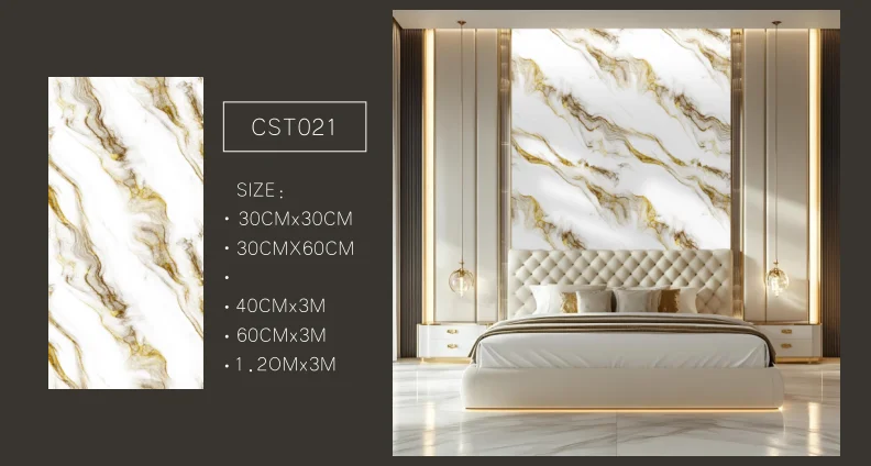 Modern Geometric Waterproof 3D Foam PVC Wall Sticker Roll Self Adhesive Peel Stick Wall Panels for Interior Home Decoration