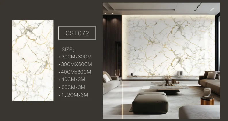 Modern Geometric Waterproof 3D Foam PVC Wall Sticker Roll Self Adhesive Peel Stick Wall Panels for Interior Home Decoration