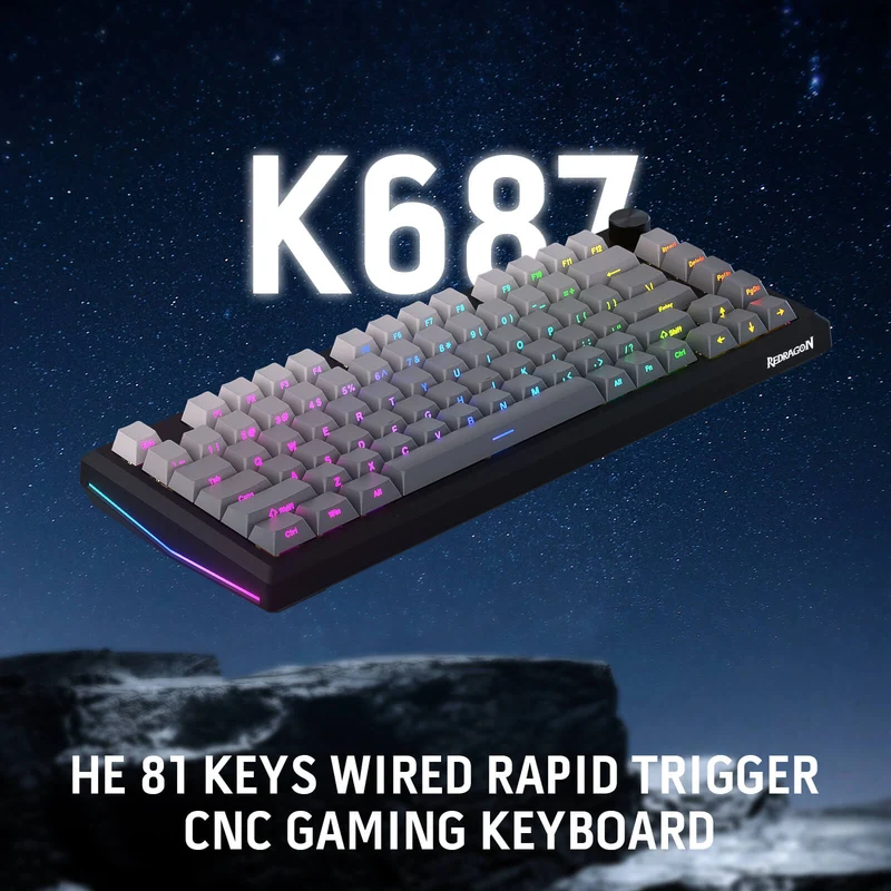 PENUMBRA K687 HE Rapid Trigger Gaming Keyboard