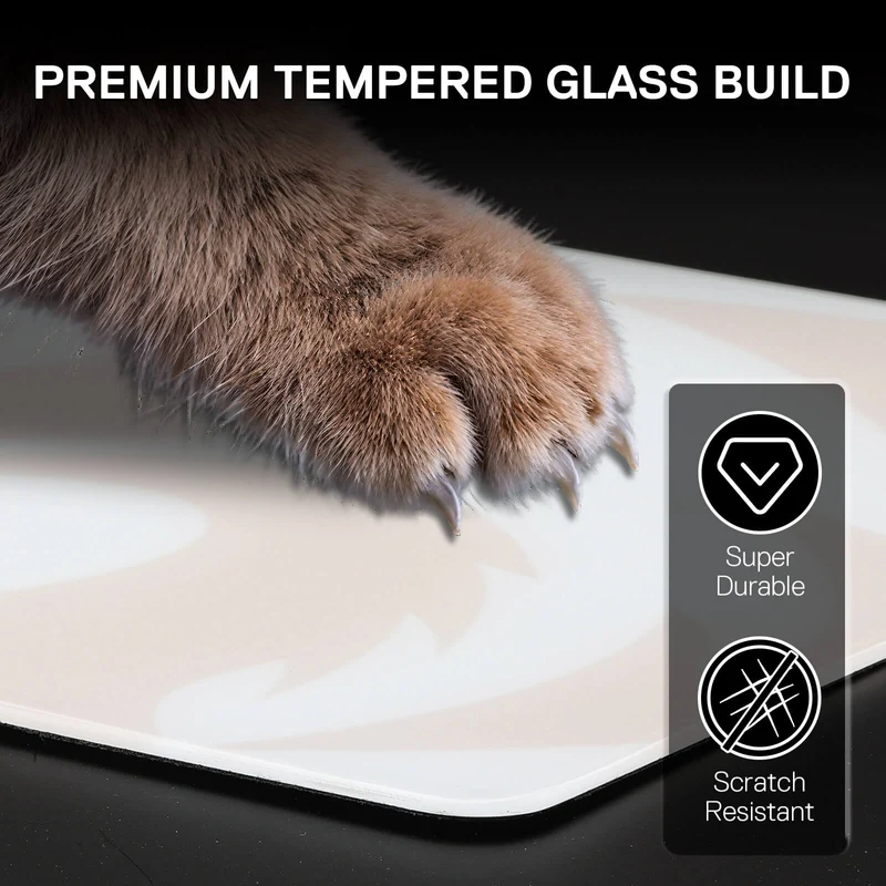 PG1M Glass Gaming Mouse Pad