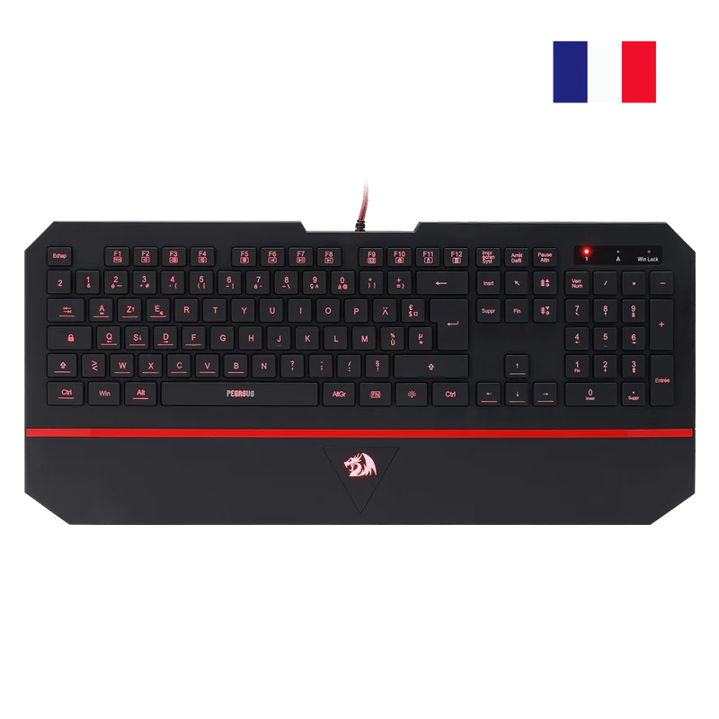 PEGASUS K502 Clavier De Jeu À Membrane Filiaire (French Layout Only)