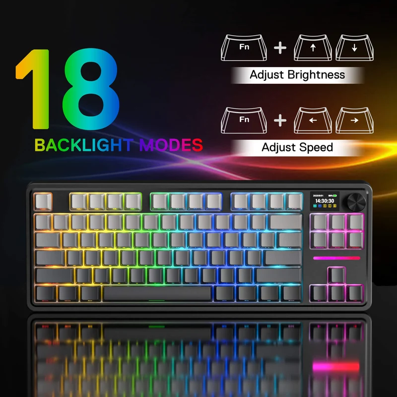 ANTONIUM K743 PRO (Side Printed PBT Keycaps)