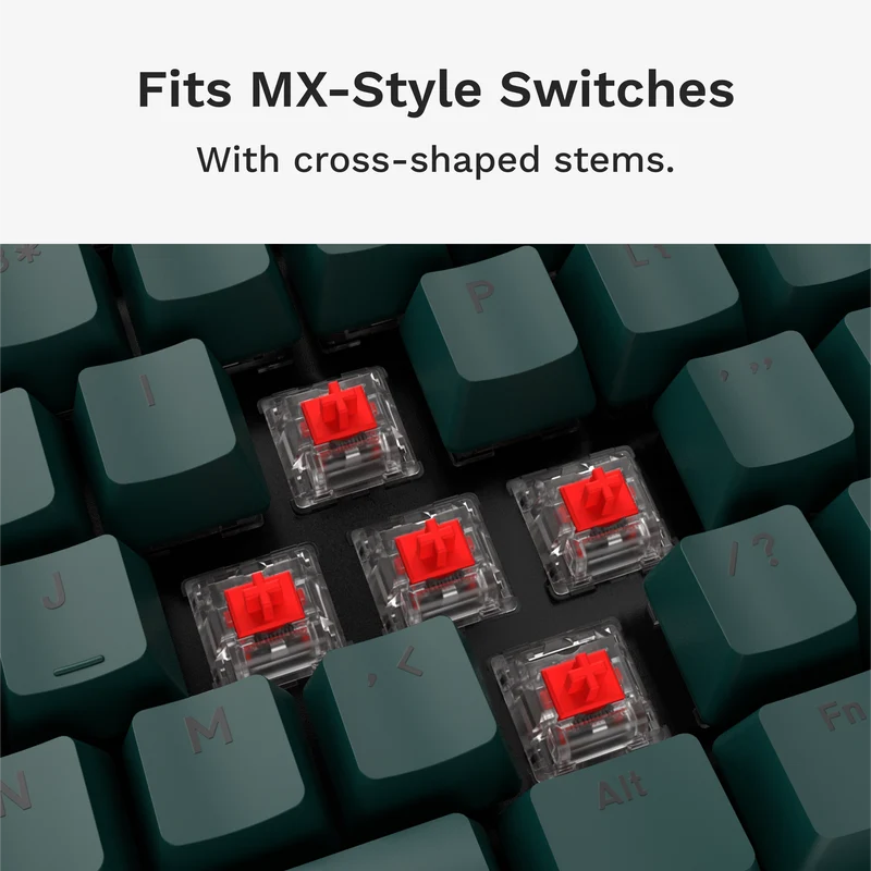 GPBT Totem Green Basics Keycaps