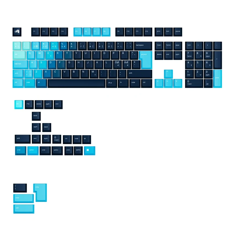 GPBT Celestial Ice V2 Keycaps