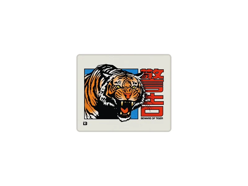 Vorsicht vor dem Tiger!