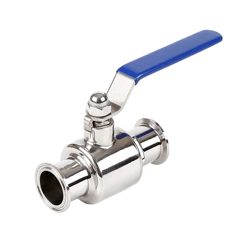 Sanitary Tri Clamp Ball Valve SS304 PTFE Seat 3/4" 1" 1.5"