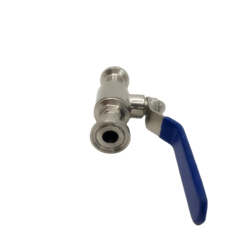 Sanitary Tri Clamp Ball Valve SS304 PTFE Seat 3/4" 1" 1.5"