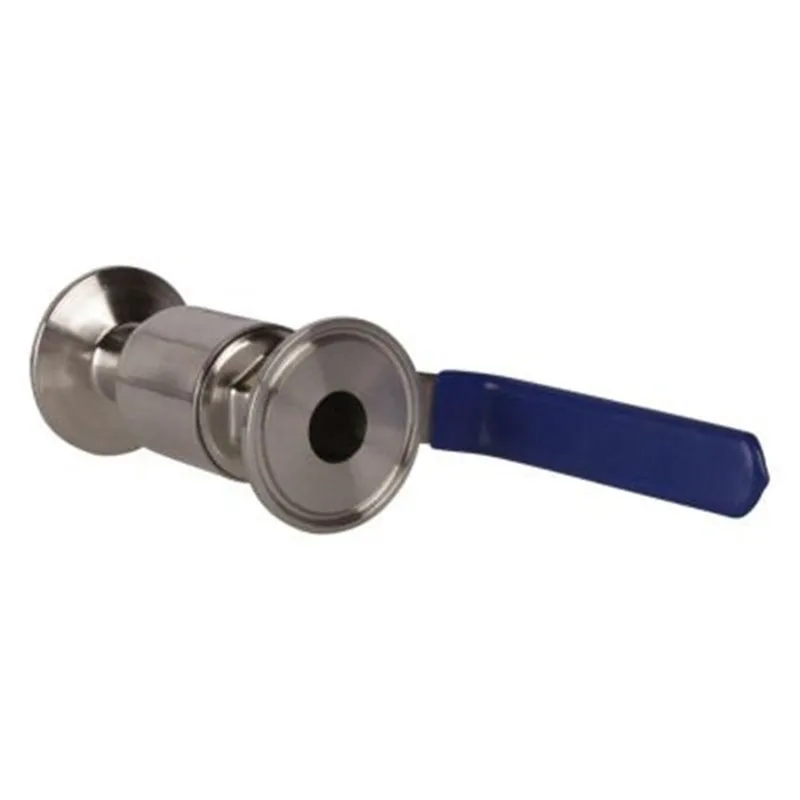 Sanitary Tri Clamp Ball Valve SS304 PTFE Seat 3/4" 1" 1.5"