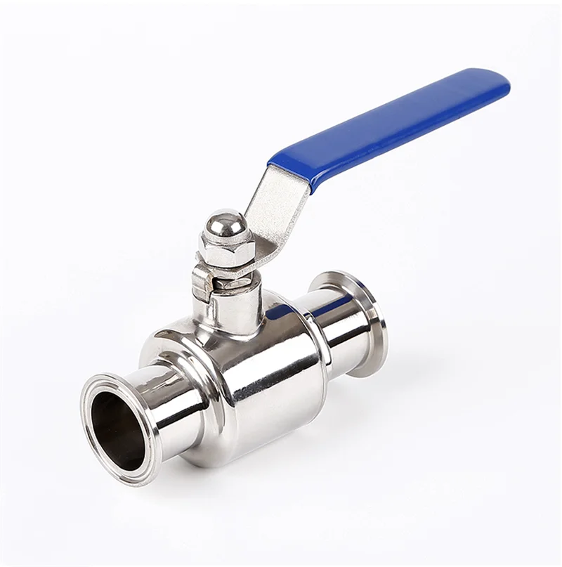 Sanitary Tri Clamp Ball Valve SS304 PTFE Seat 3/4" 1" 1.5"