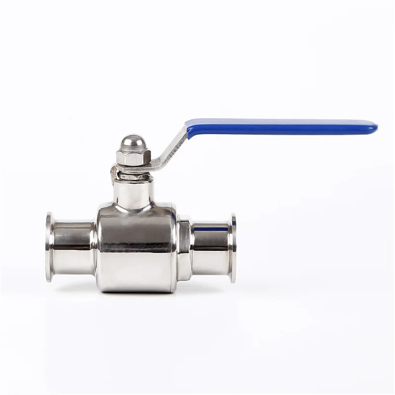 Sanitary Tri Clamp Ball Valve SS304 PTFE Seat 3/4" 1" 1.5"