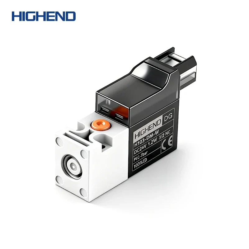 Highend 3/2 Way Direct Acting Mini Solenoid Valve 24v 10mm L/M/G-type Vacuum Plastic Mini Sock Knitting Solenoid Valve