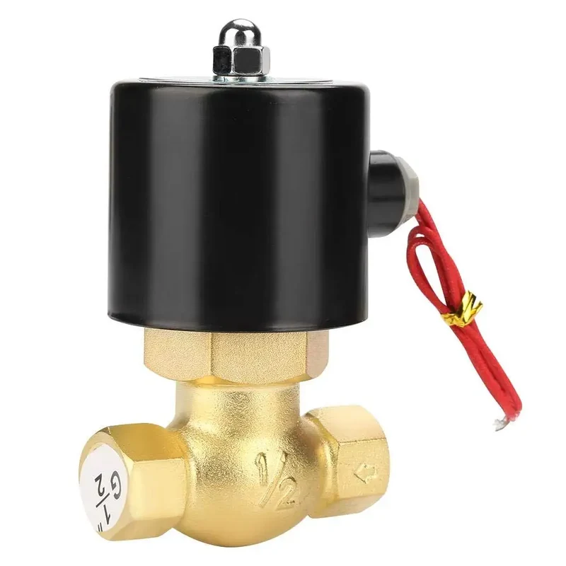 1/2 Inch Brass Solenoid Valve for Hot Water Steam High Pressure Electric Control NC/DC12V/DC24V/AC110V/AC220V High OEM