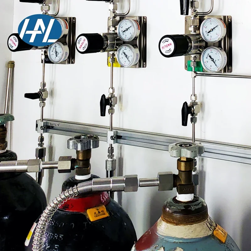 Customizable OEM Stainless Steel Pneumatic Regulator Control Panel for General Laboratory Gas Pipeline Engineering System Design